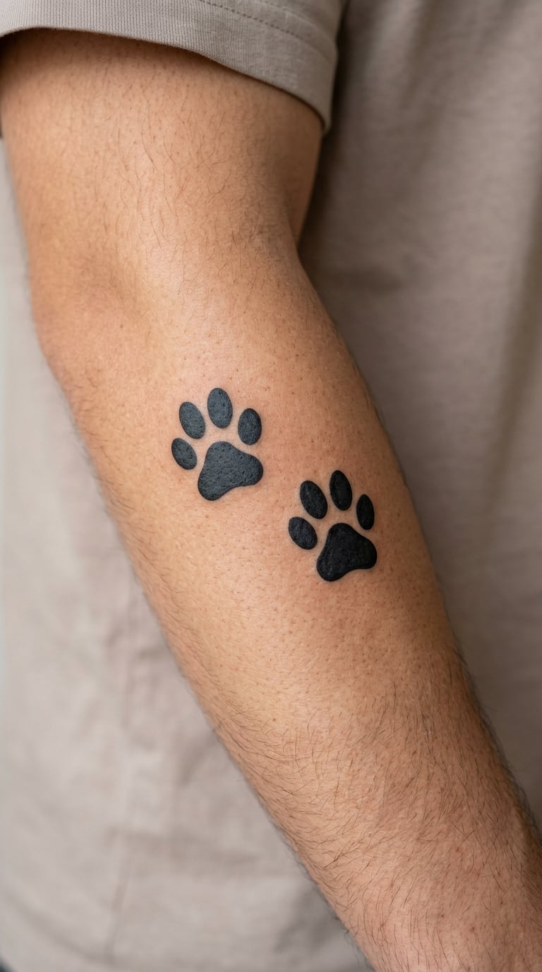 Matching Paw Prints