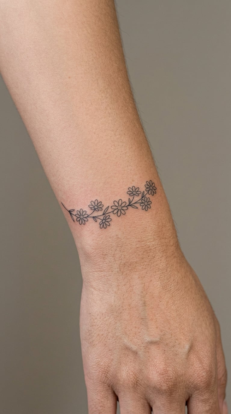 Matching Dainty Daisy Chain