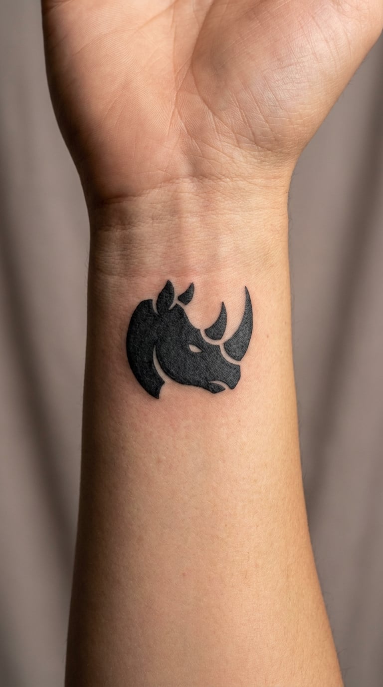 Three-Horn Rhino Mark