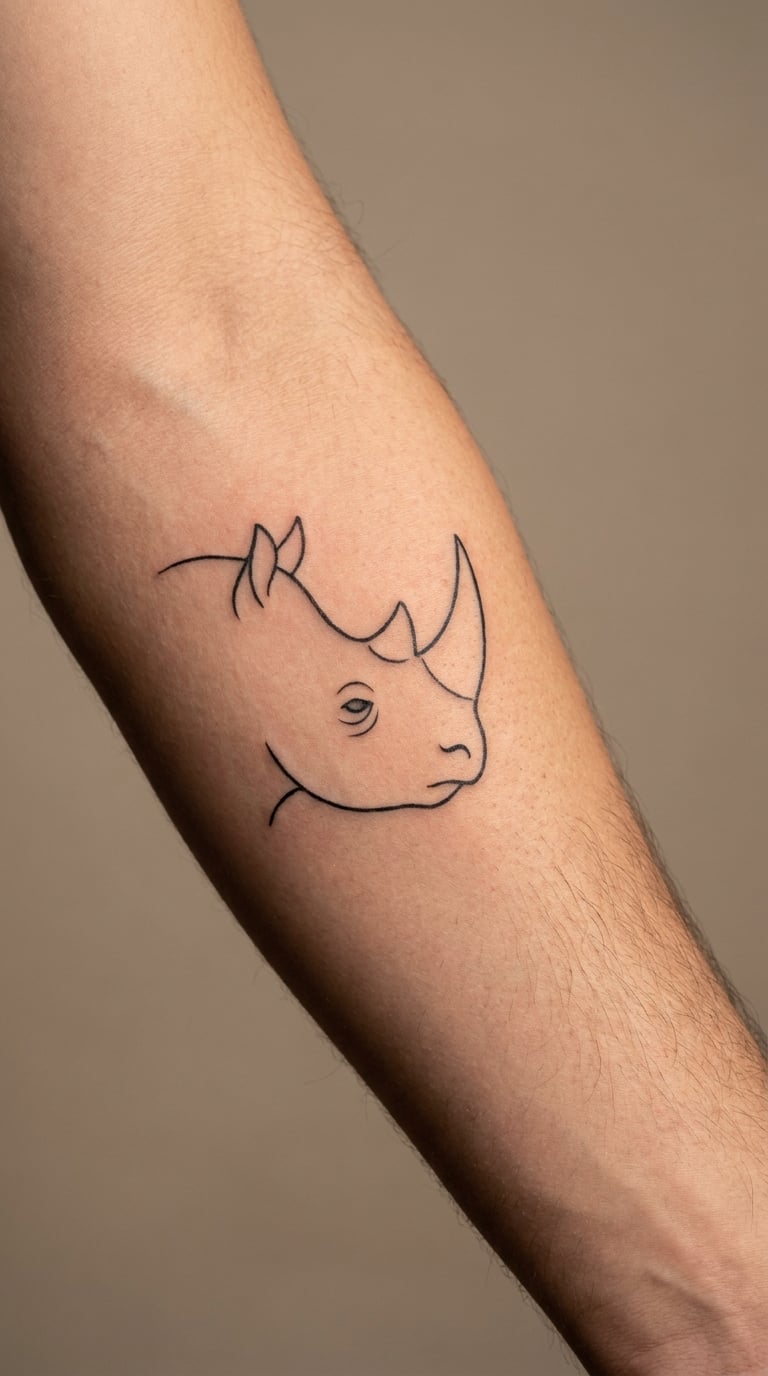 Linework Horn and Eye Study