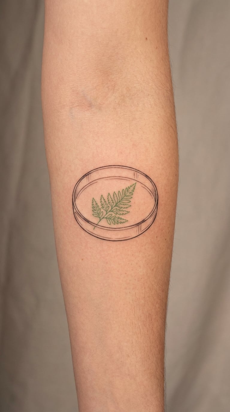 Petri Dish Botanical Specimen