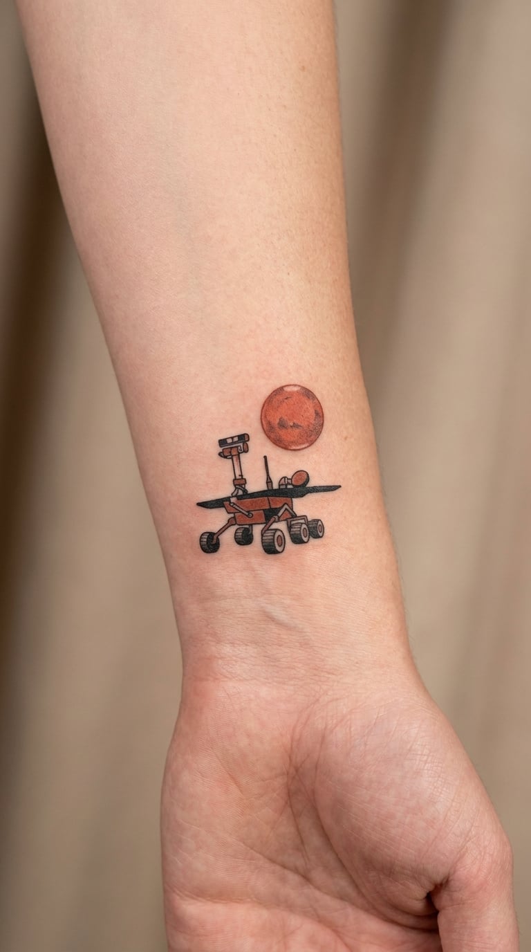Mars Rover and Red Planet