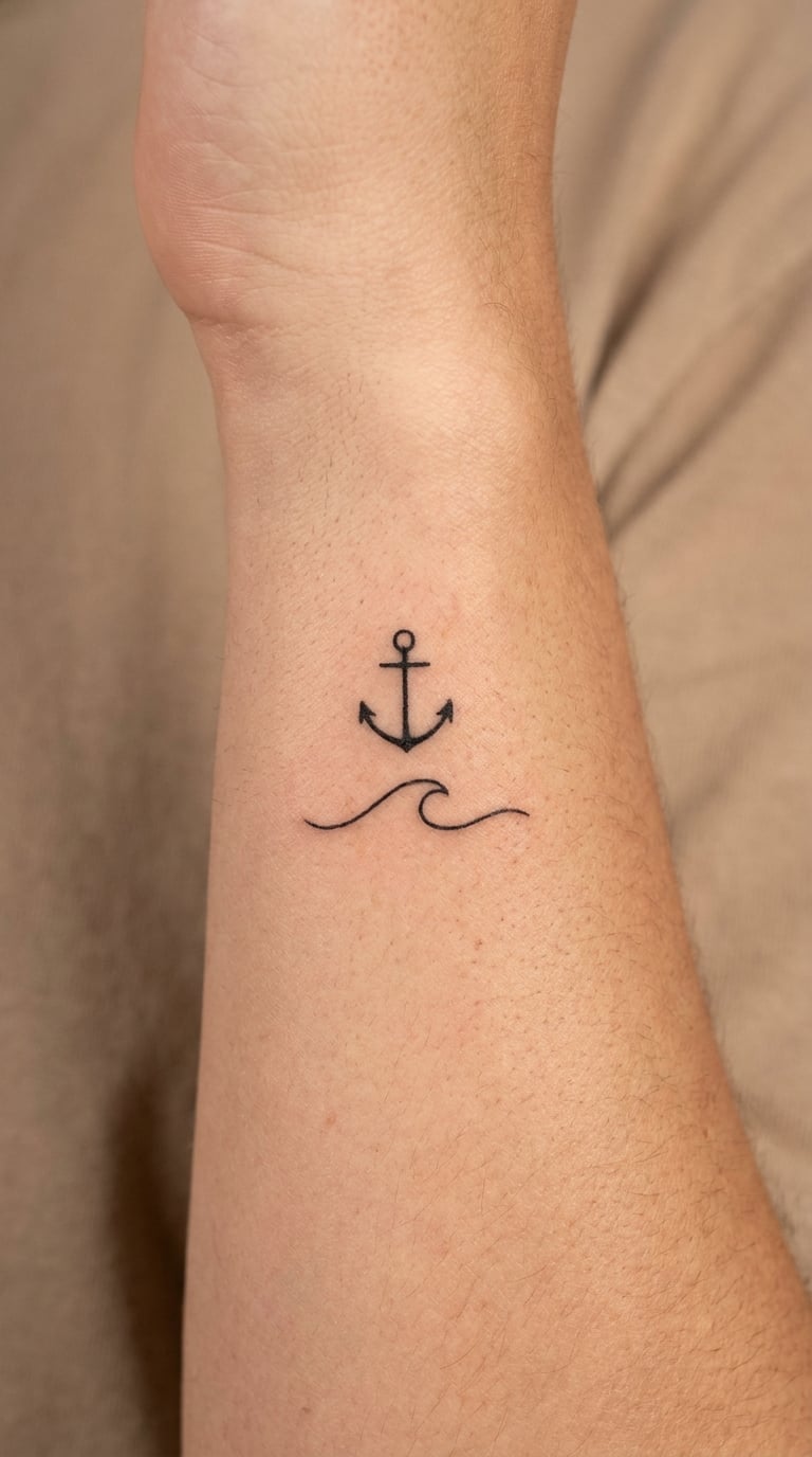 Minimal Anchor with a Wave