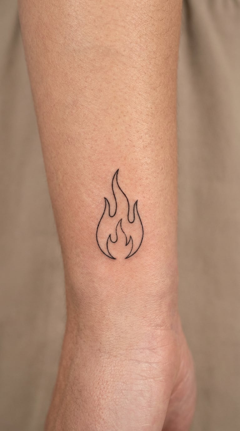 Minimal Flame in Fine Line
