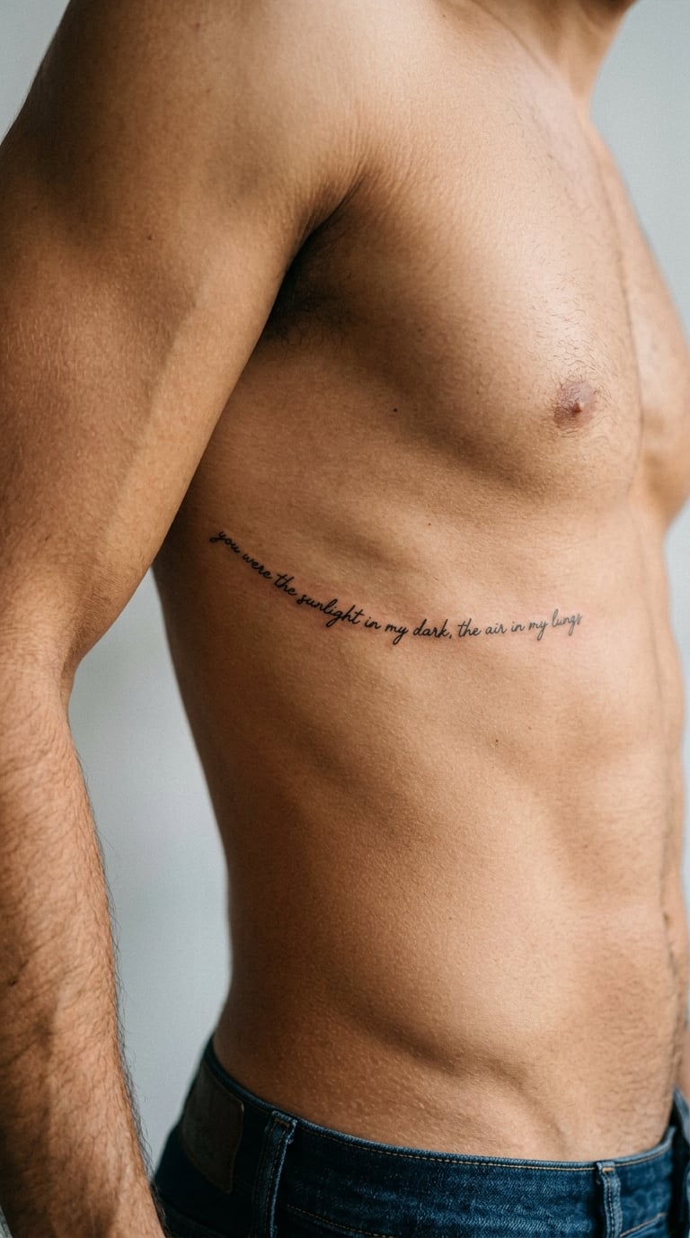 Handwritten Pre-Chorus on the Rib