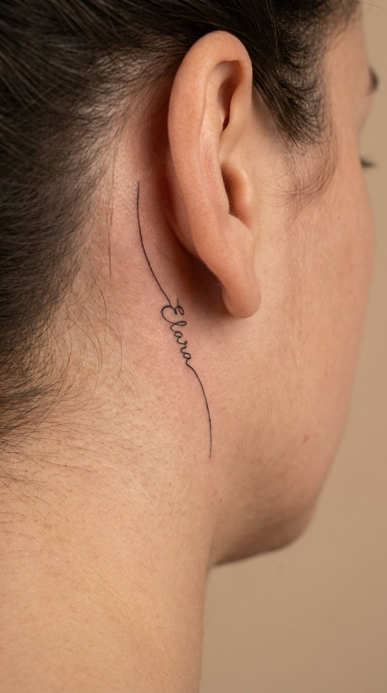 Minimal Name and One Recording Line