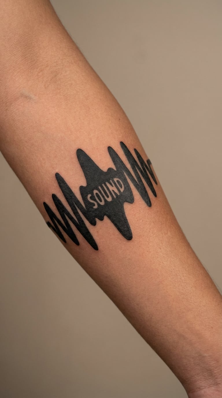 Name in the Negative Space of a Wave