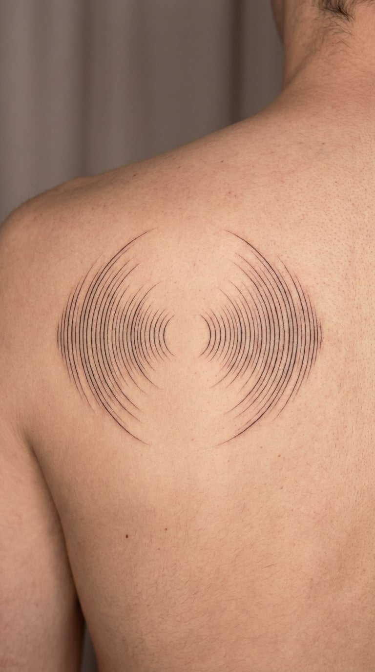 Circular Audio Halo Around a Name