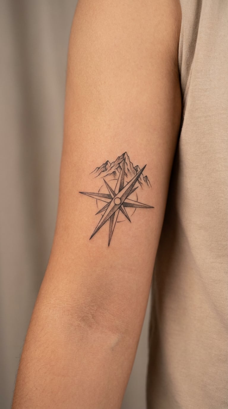 Minimal Mountain Compass Combination