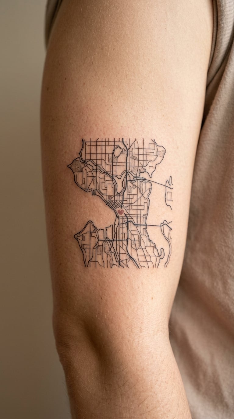 Coordinate Map with a Heart