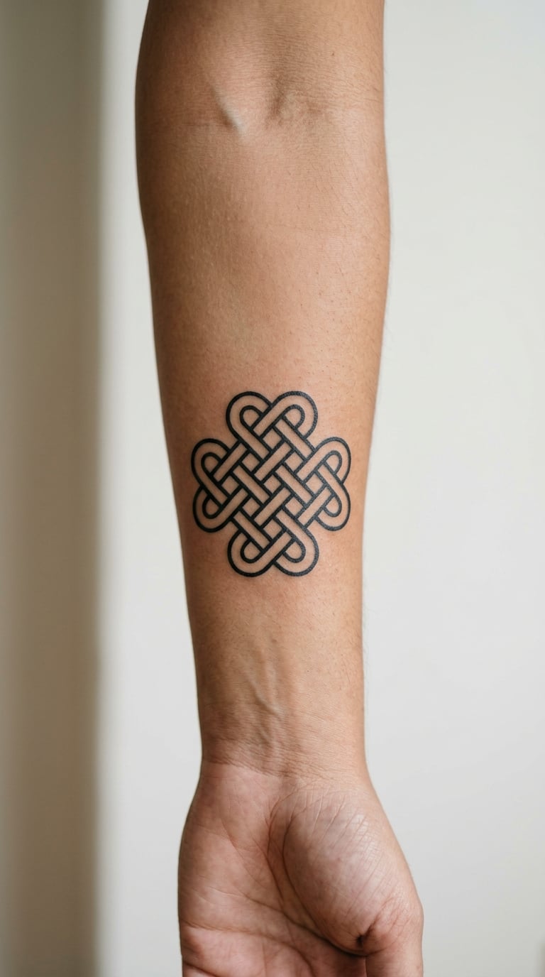 Interlocking Celtic-Style Endless Knot