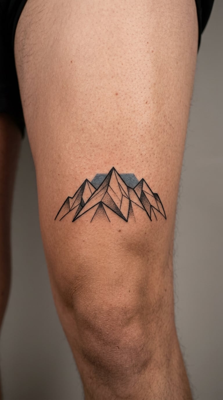 Geometric Mountain Range