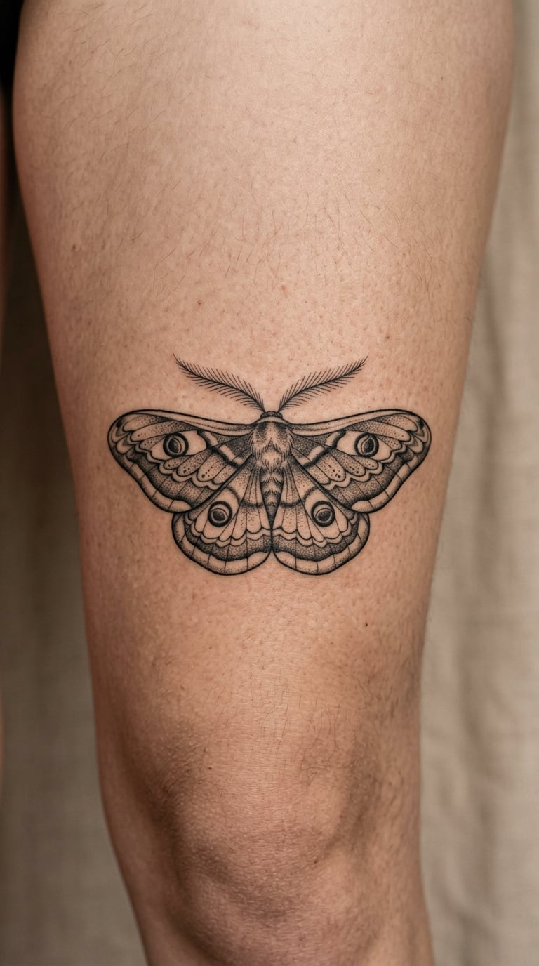 Moth with Delicate Antennae