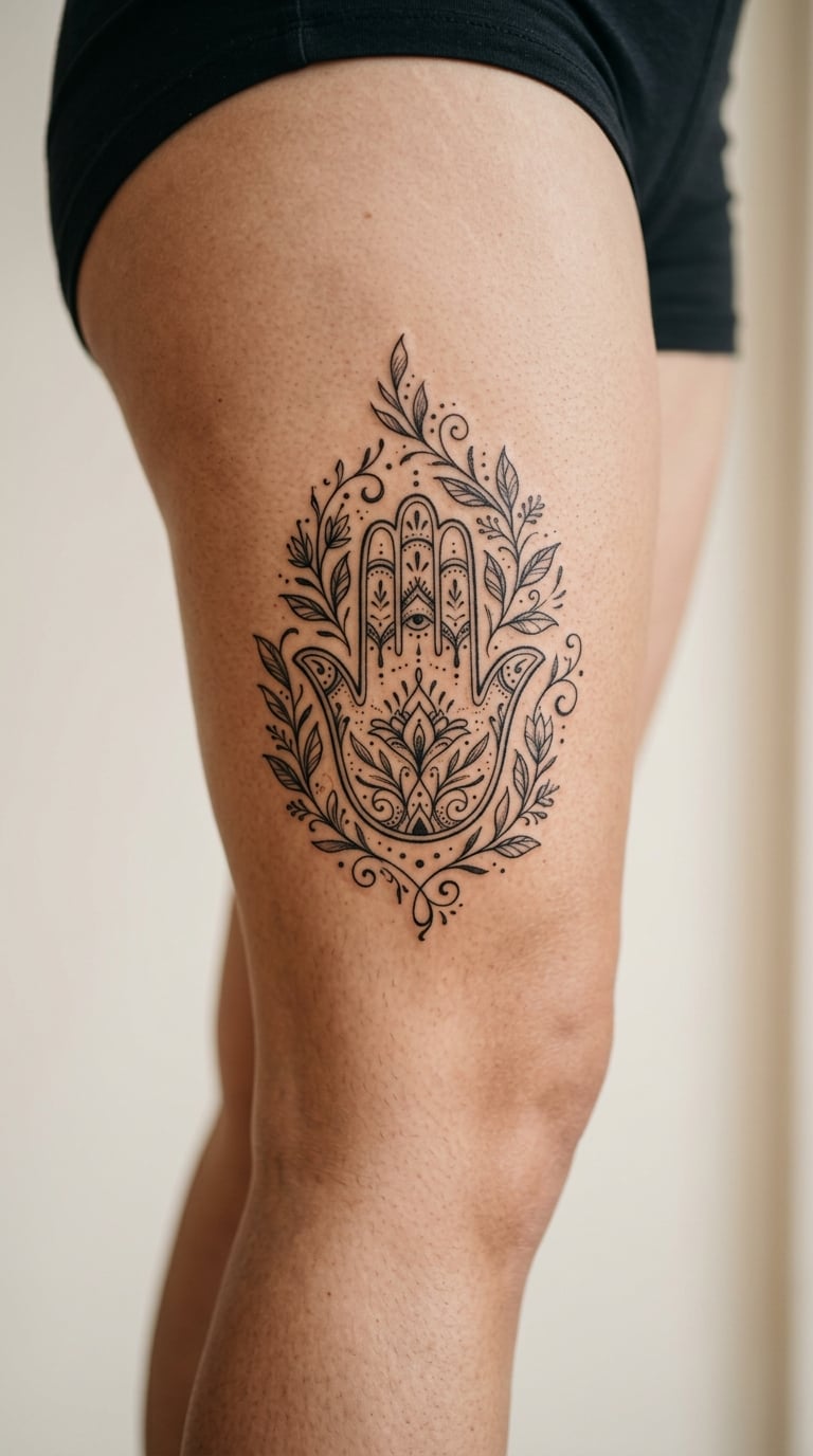 Ornate Hand with Fine Details