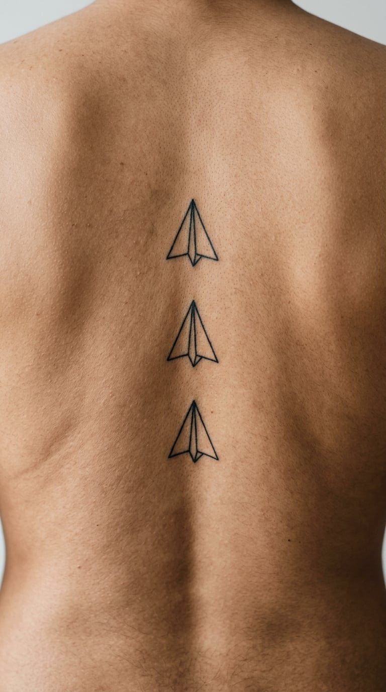 Matching Twin Plane Doodles, Inner Wrists