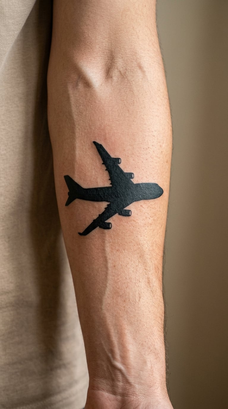 Geometric Jet Built from Straight Lines, Sternum