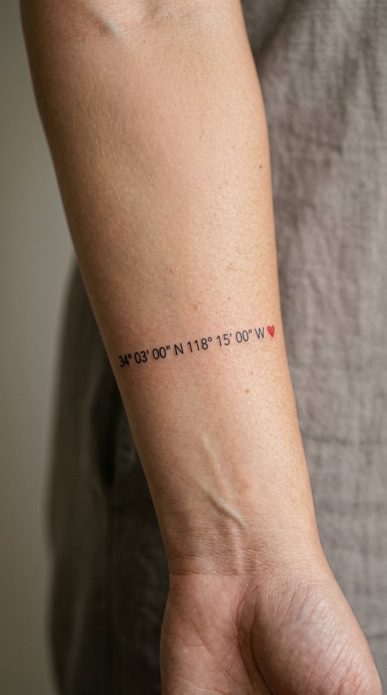 Matching Latitude and Longitude with Tiny Heart