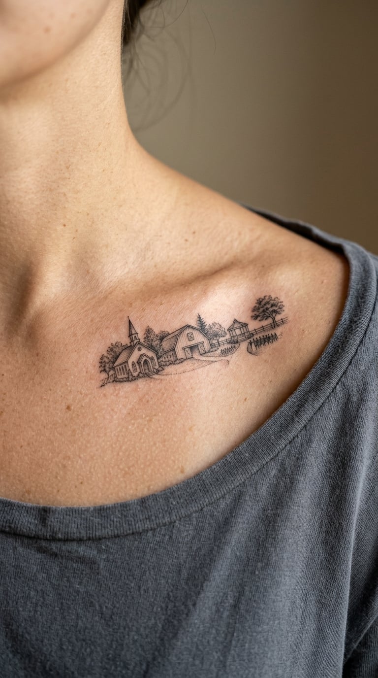 Wedding-Day Sky Line in Miniature Micro-Realism