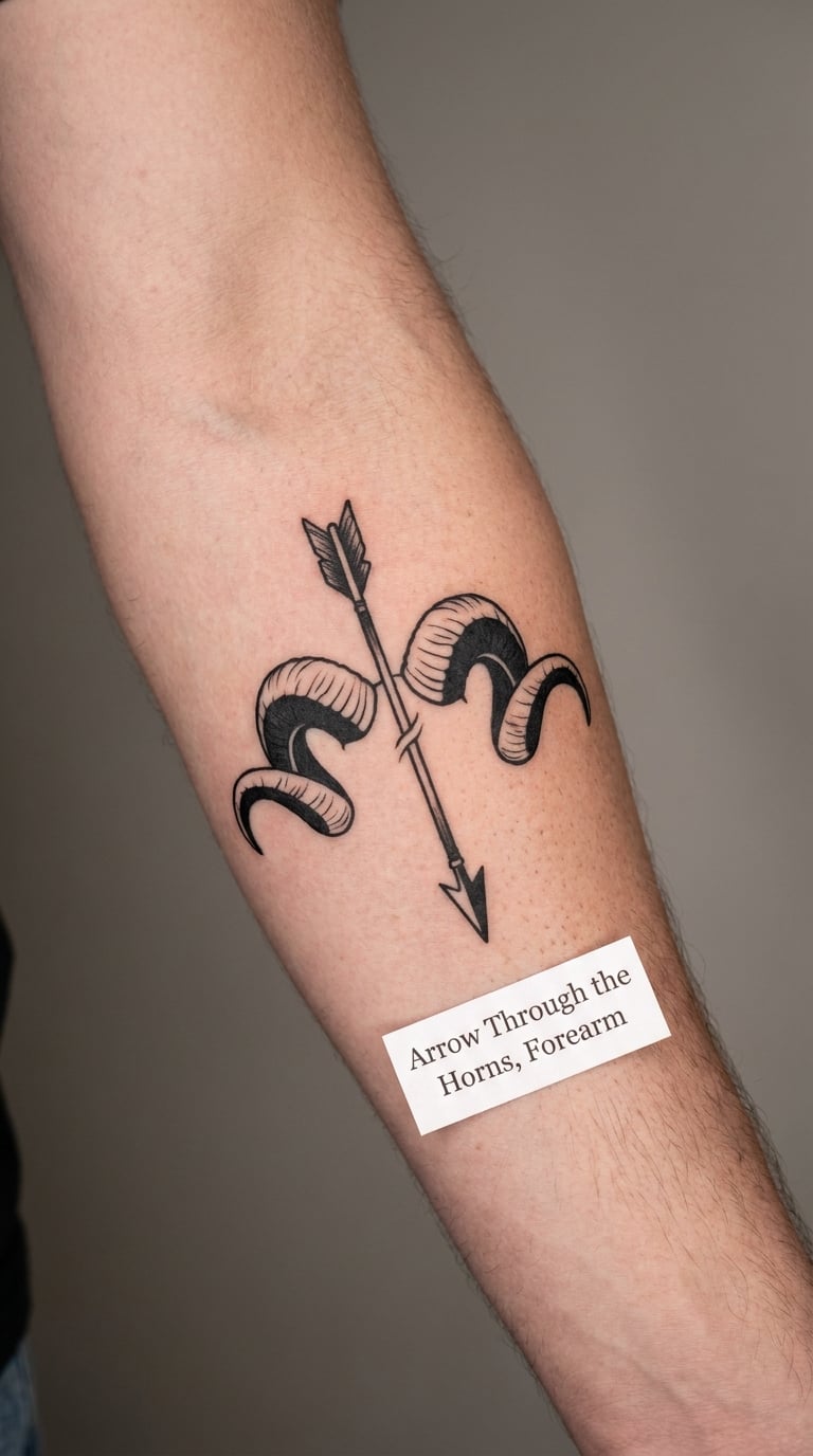 Arrow Through the Horns, Forearm