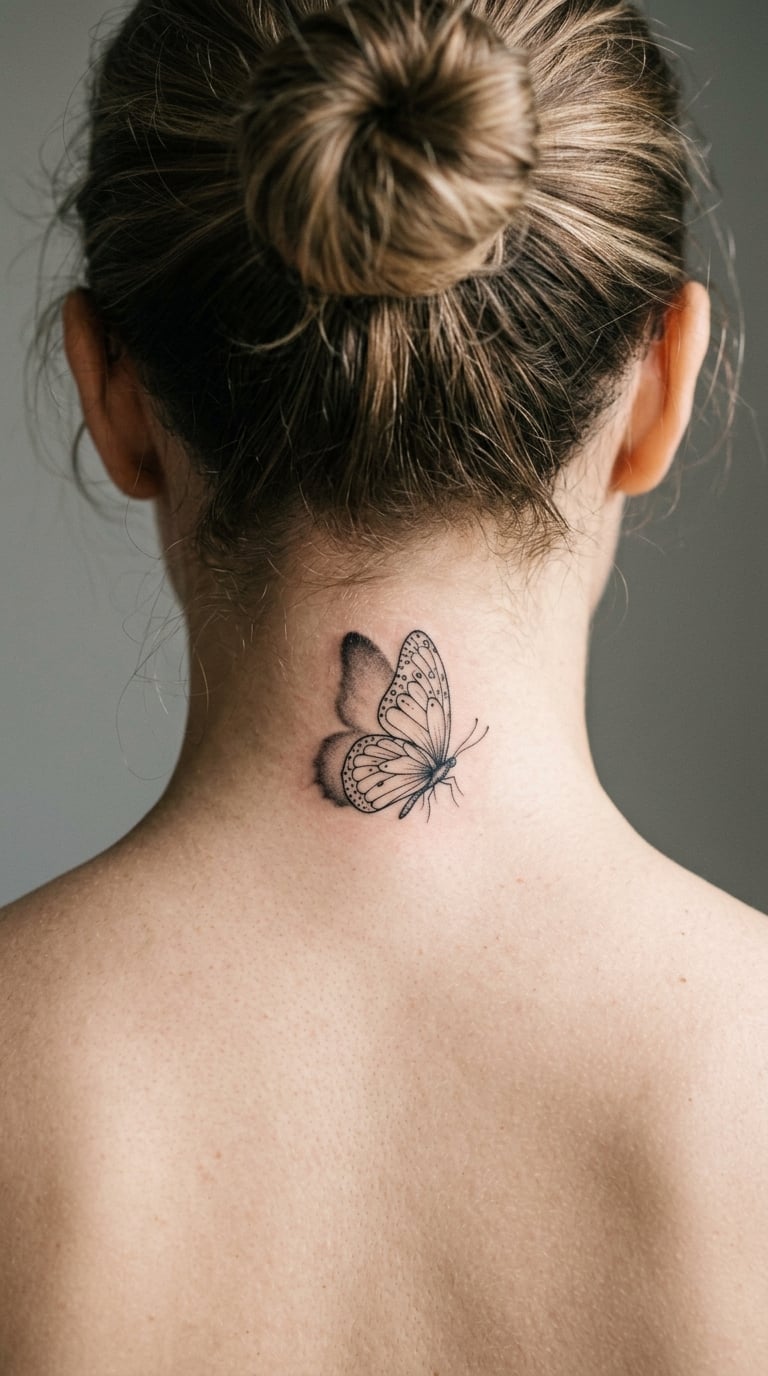 Butterfly With One Smudged Wing