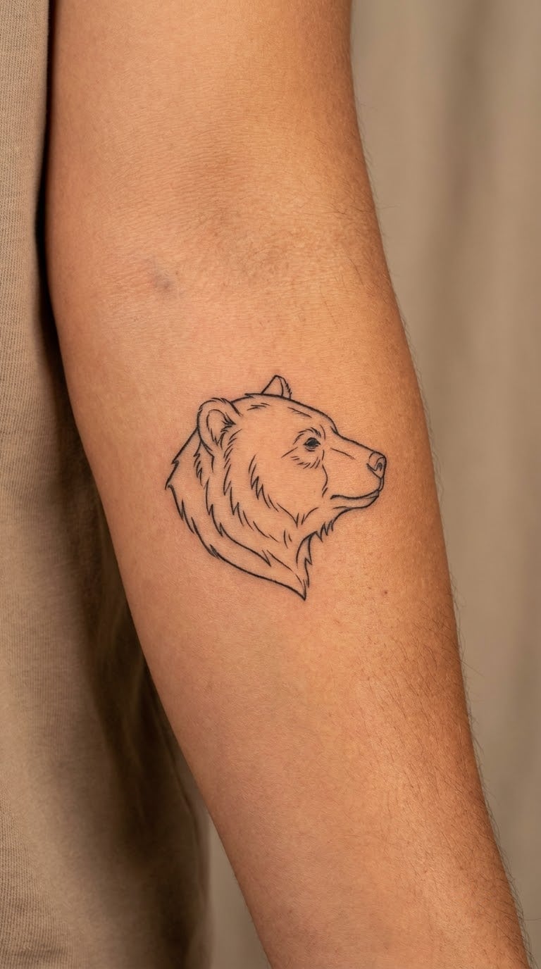 Fine-Line Grizzly Linework