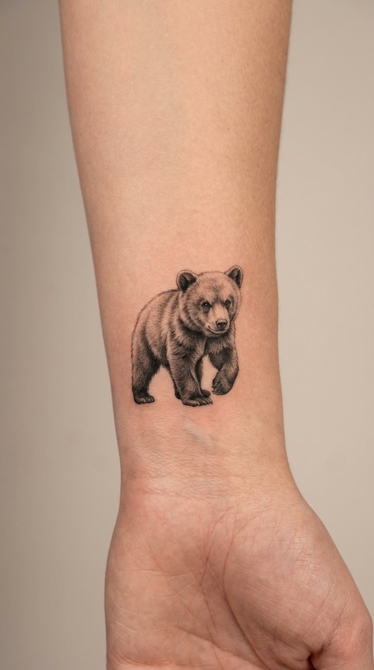 One-Colour Realist Bear Cub