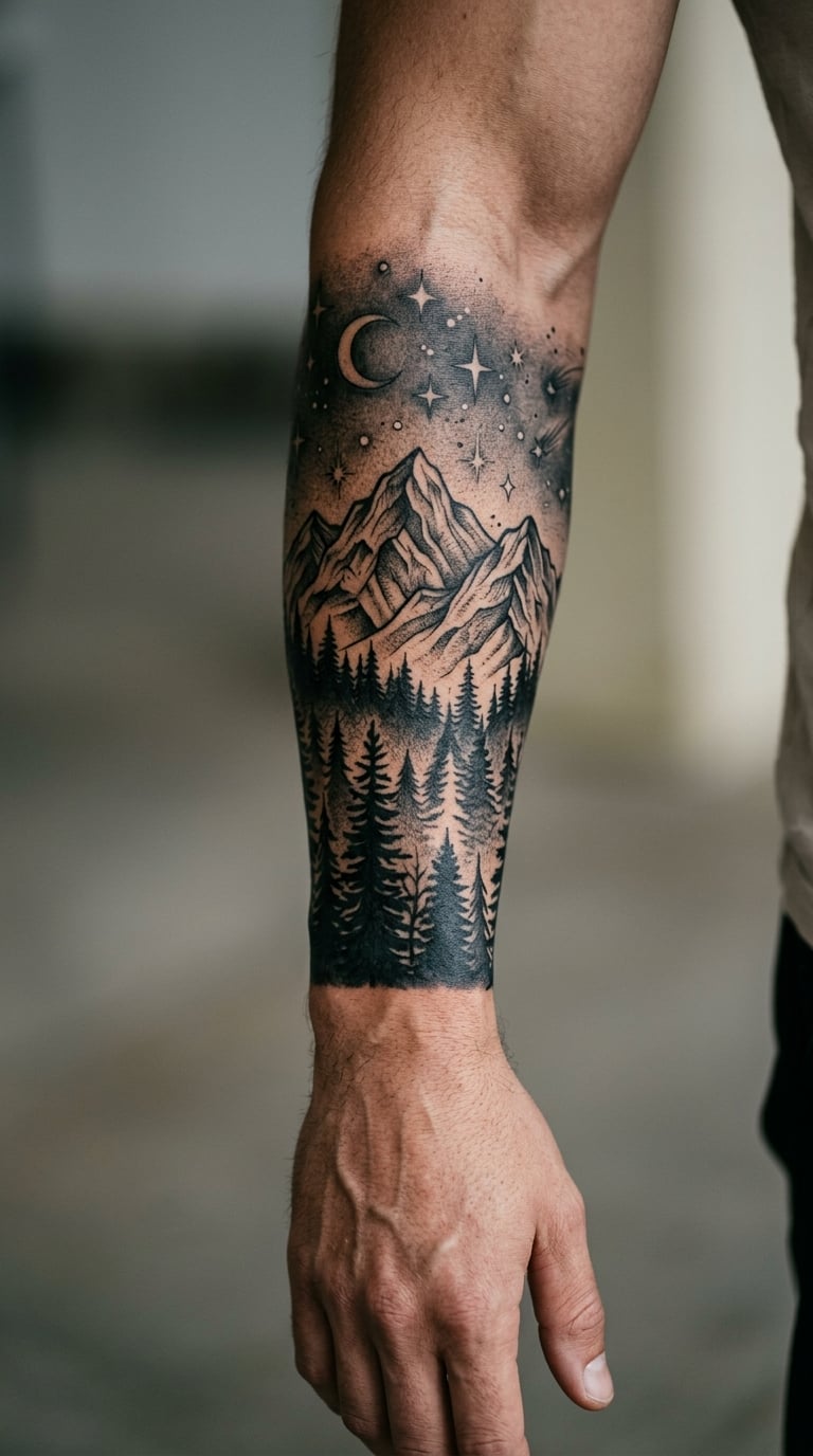 Forest Silhouette Story Sleeve