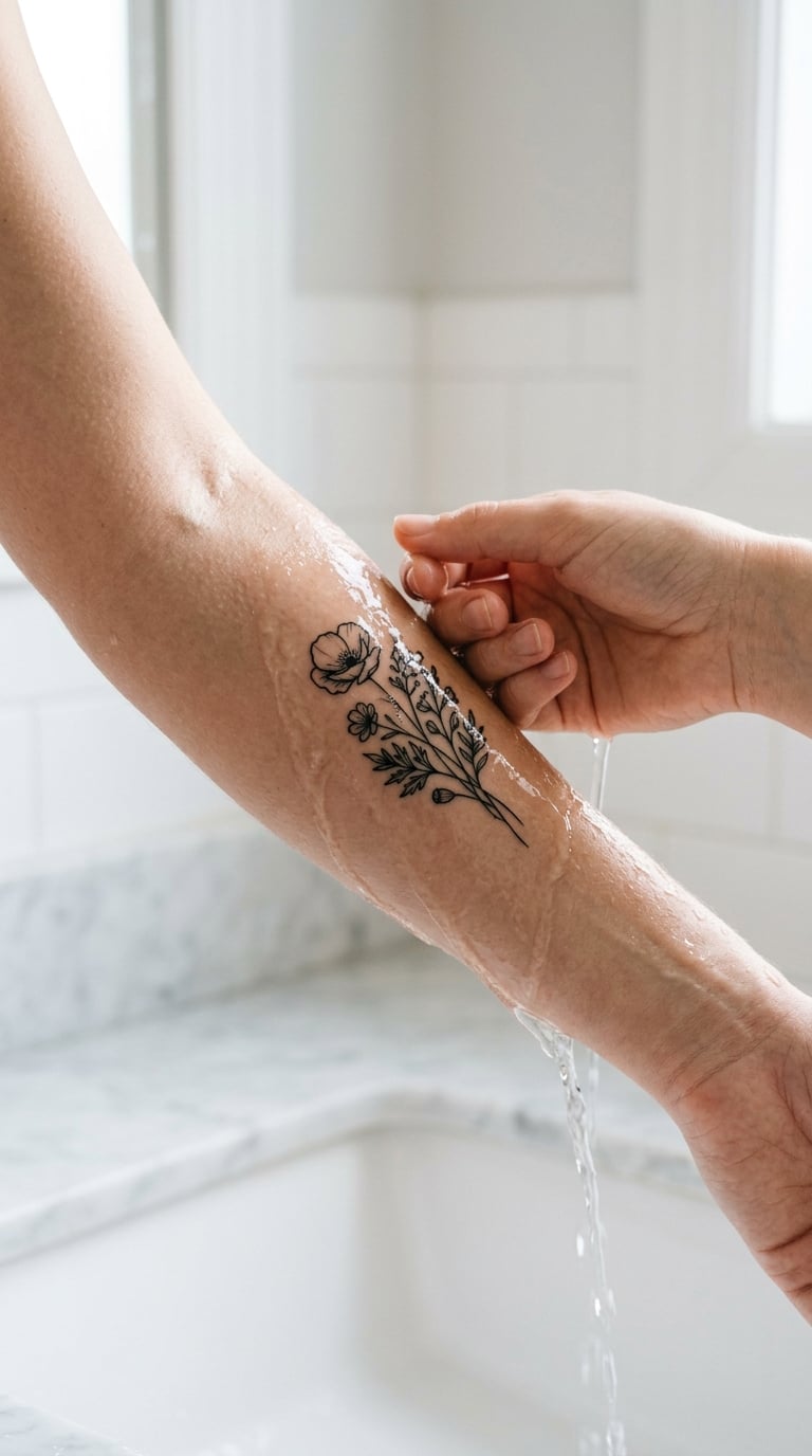 How to Shower Safely After a New Tattoo