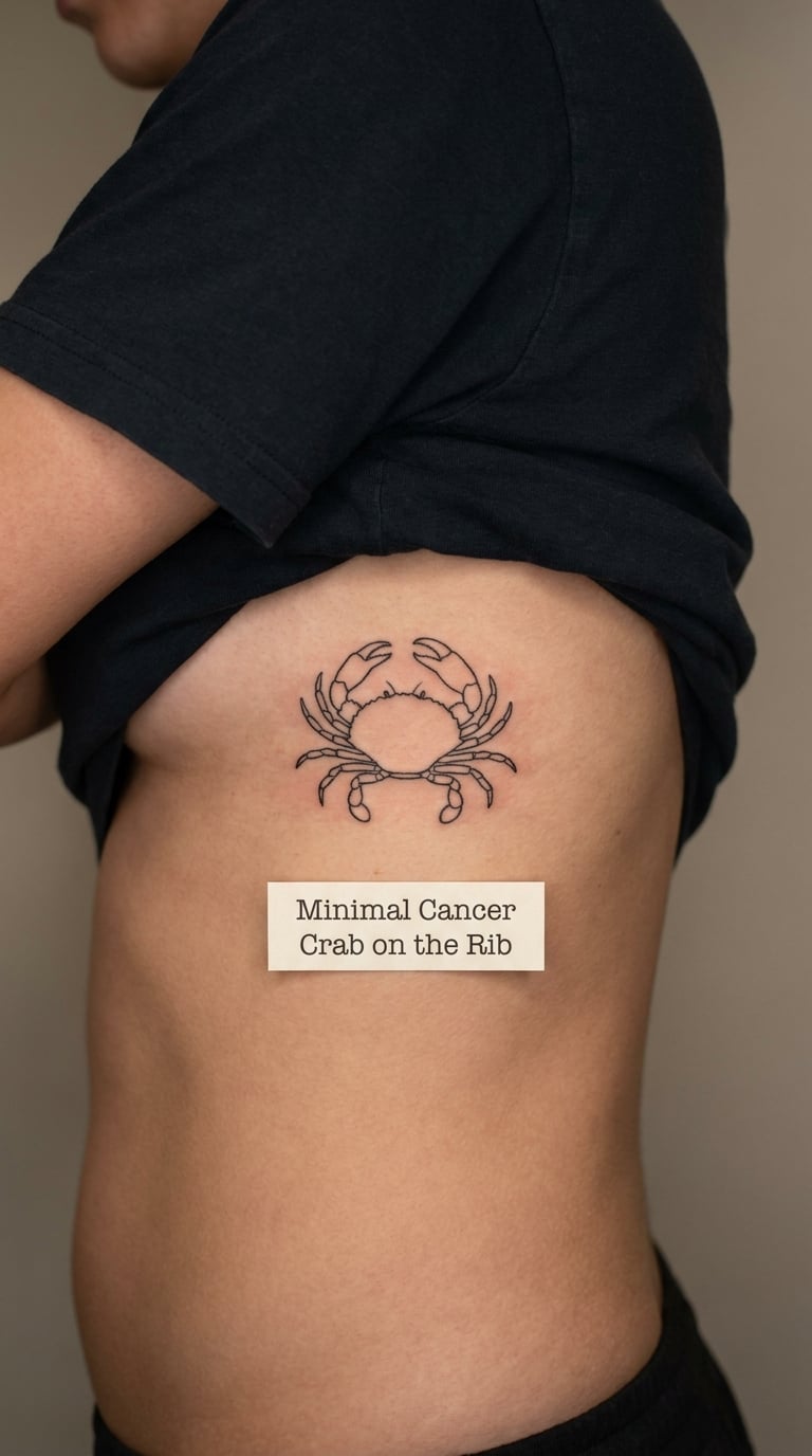 Minimal Cancer Crab on the Rib