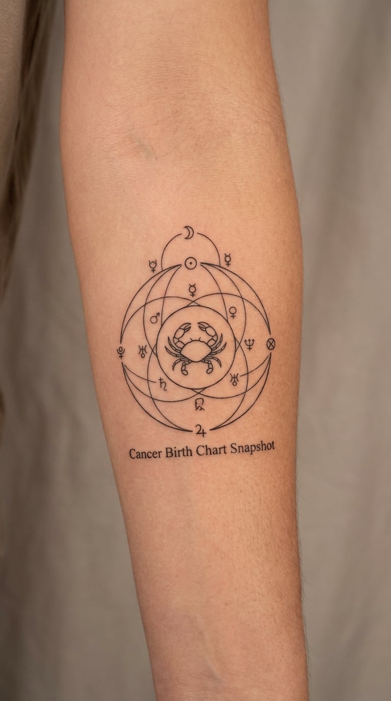 Cancer Birth Chart Snapshot