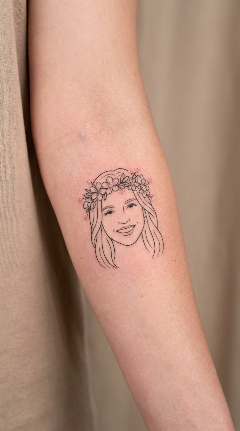 Smiling Face With a Flower Crown