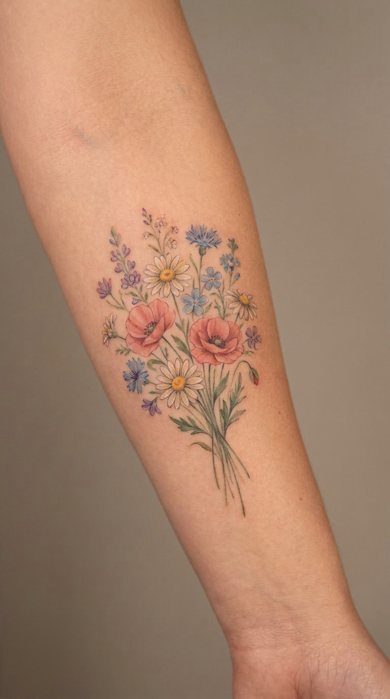 Bouquet of Joyful Wildflowers