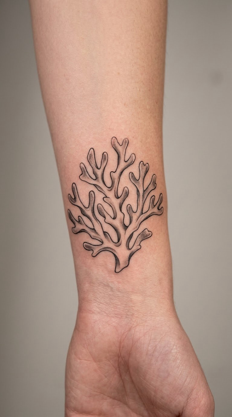 Micro-Realism Branching Coral Colony