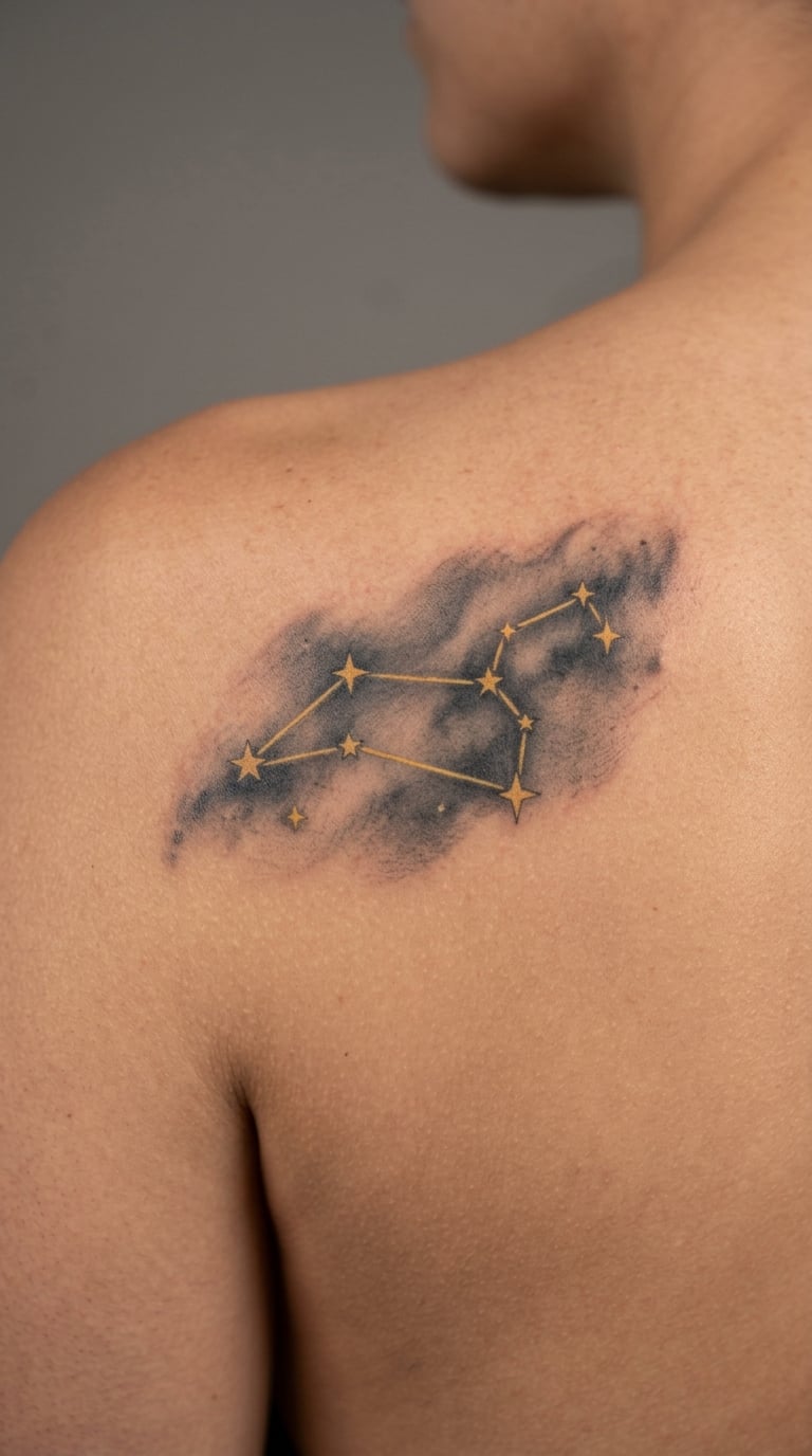 Full Constellation with Milky-Way Wash