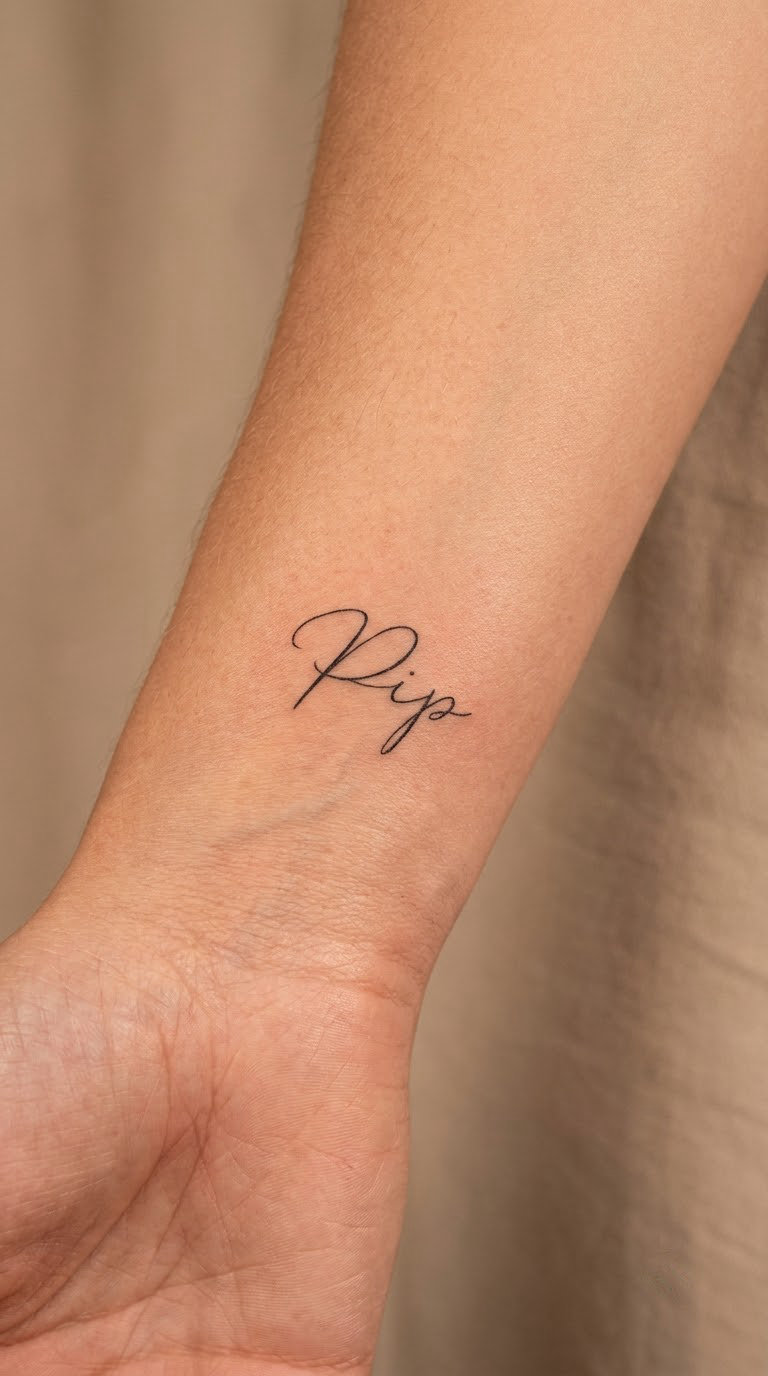 Childhood Word in Petite Script