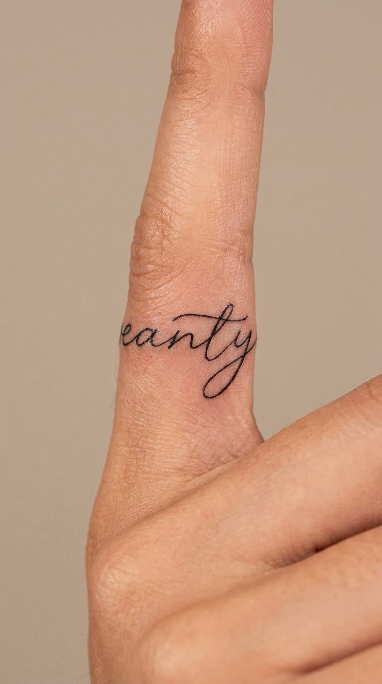 Connected Script Ring