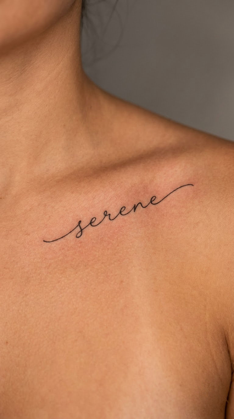 One-Word Meaning on the Collarbone