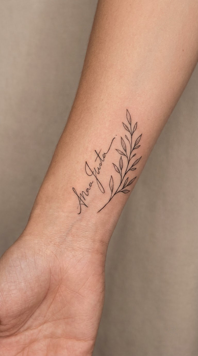 Contrast Signature with Fine-Line Branch