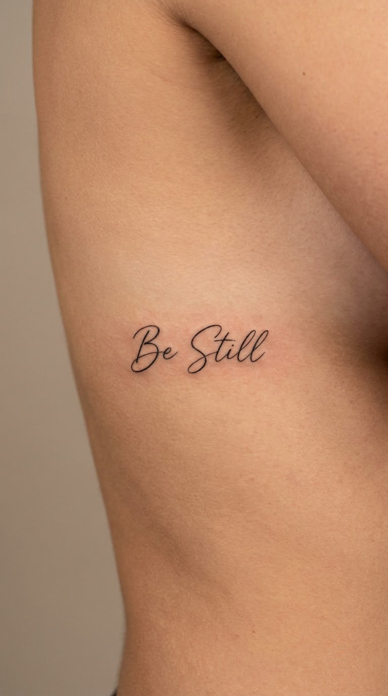 Tiny Affirmation on the Rib