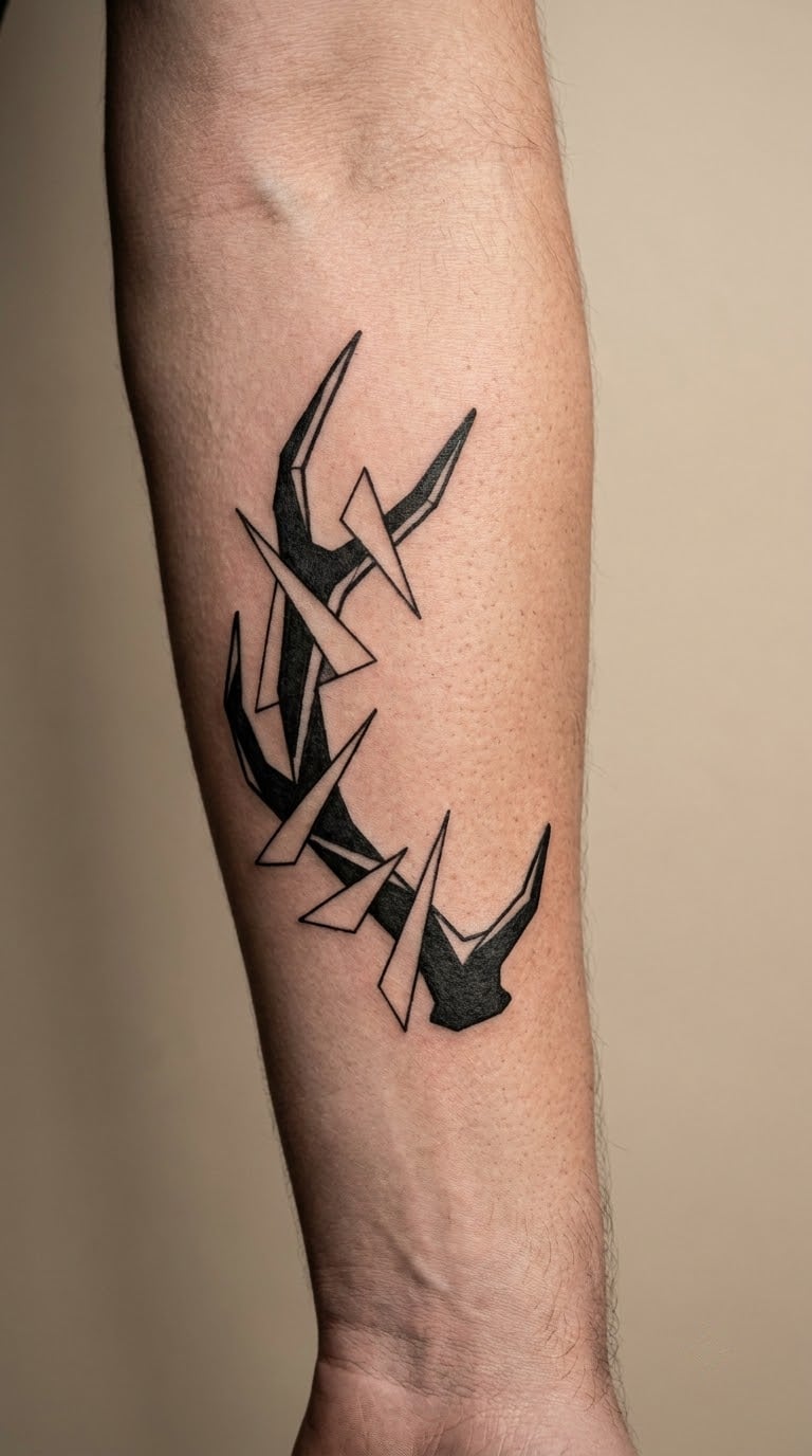Abstract Split Antler