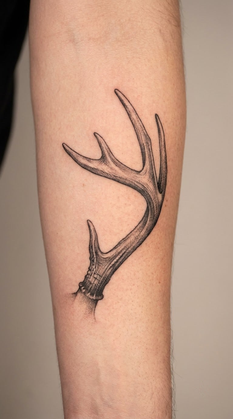 Realistic Emerging Antlers
