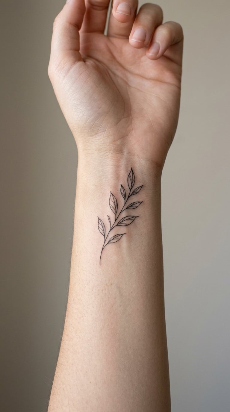 Matching Mother and Daughter Fine-Line Branch