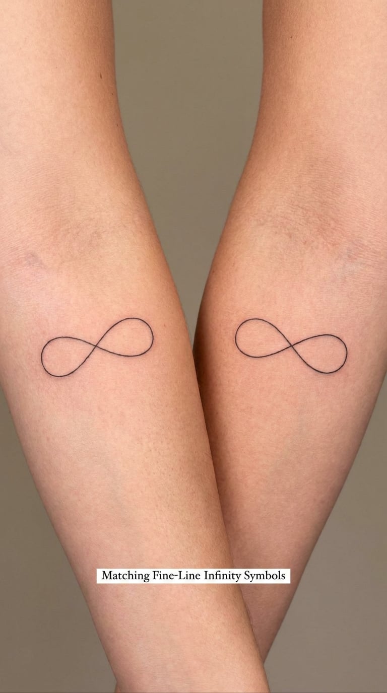 Matching Fine-Line Infinity Symbols