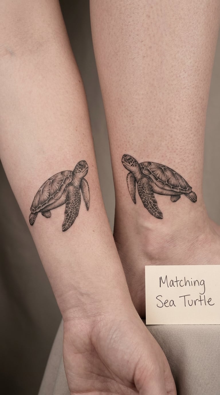 Matching Sea Turtle