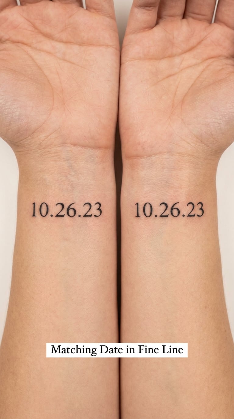 Matching Date in Fine Line