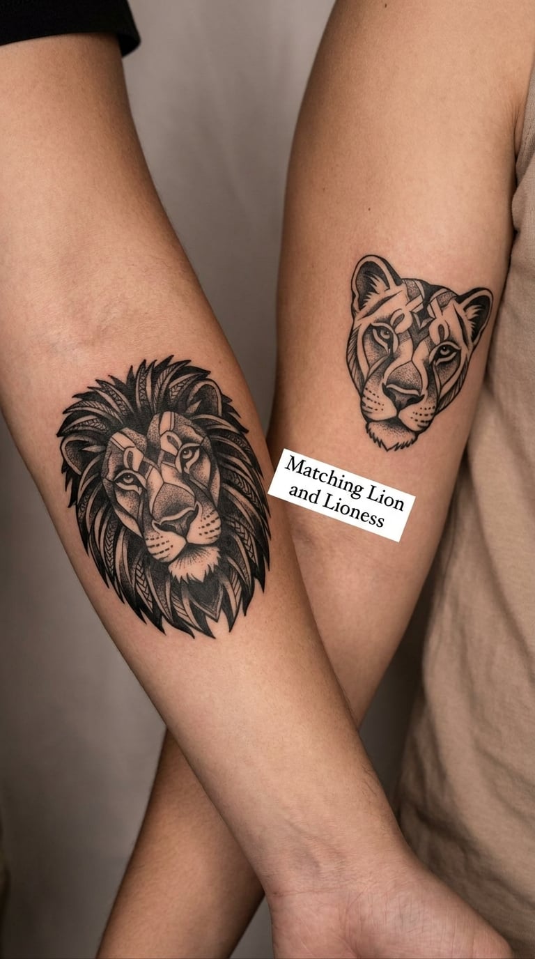 Matching Lion and Lioness
