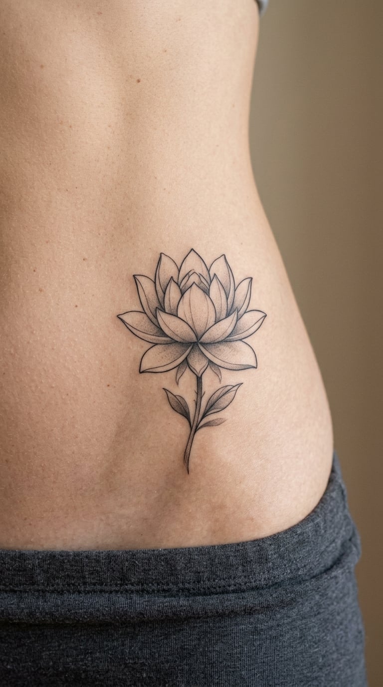 Micro-Realist Lotus on the Hip