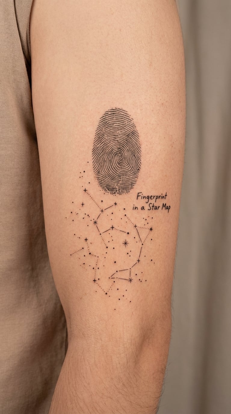 Fingerprint in a Star Map