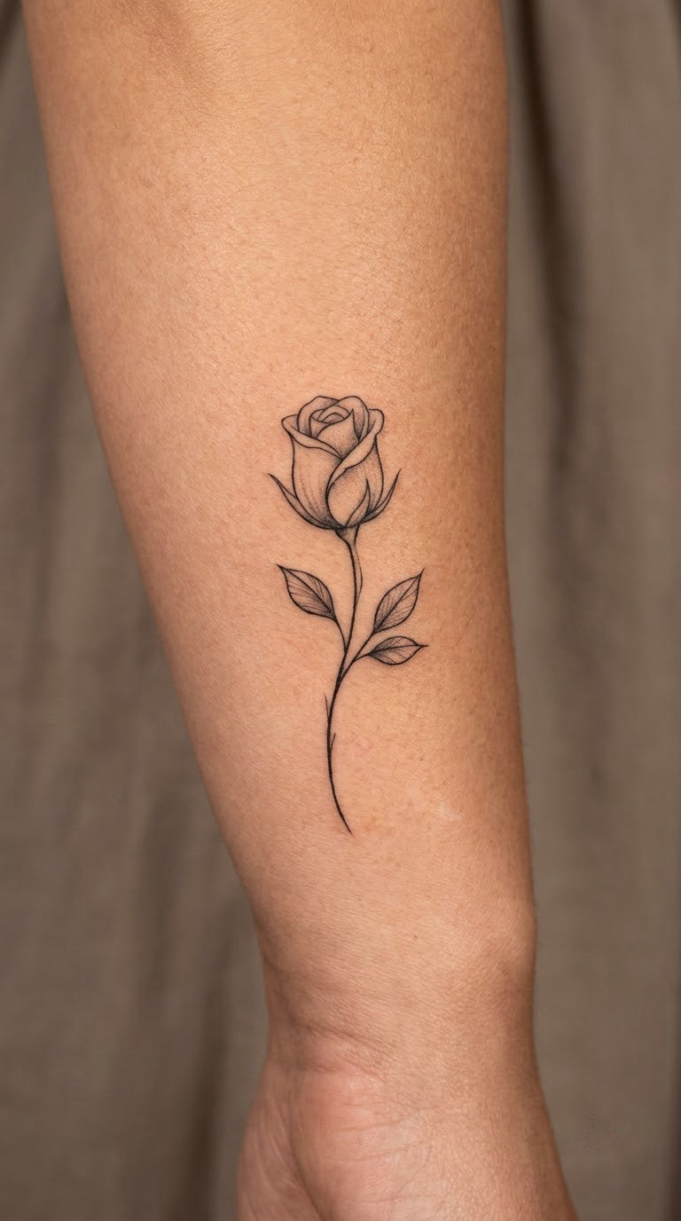 Fine-Line Rosebud