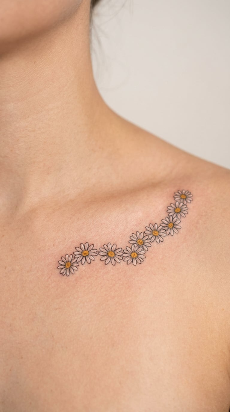 Minimal Daisy Chain Along the Collarbone Edge